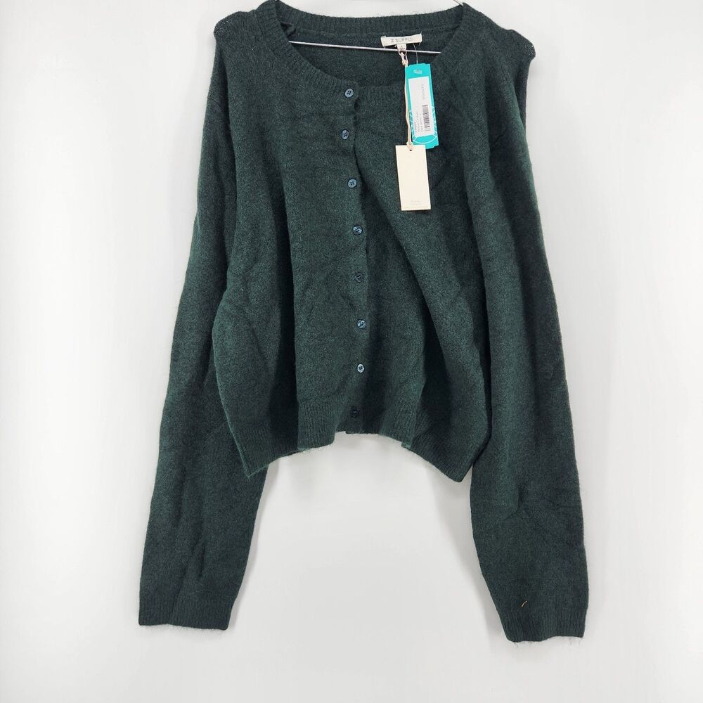 Z Supply Women's Green Large Medina Cozy‎ Cardigan NWT